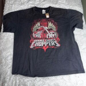 Orange County Choppers Graphic T Shirt Mens XL Black Good Vintage Motorcycle Tee